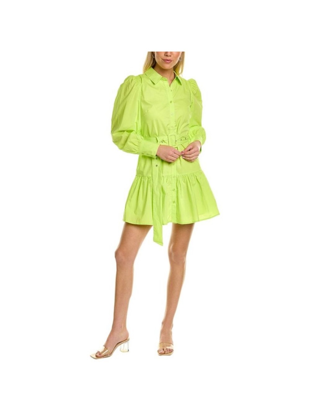 Walter Baker Tara Shirtdress in Citron